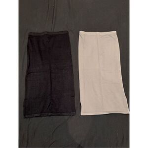 House of CB size XS / S bundle of two skirts gray and black